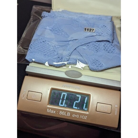 Aerie Women’s Size Large Textured Bikini Swim Bottom Monaco Blue NWT (1127) - Picture 12 of 12